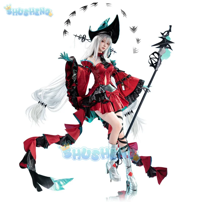 Arknights Skadi the Corrupting Heart Cosplay Costume Abyssal Hunters Uniform Halloween Carnival Party Clothing