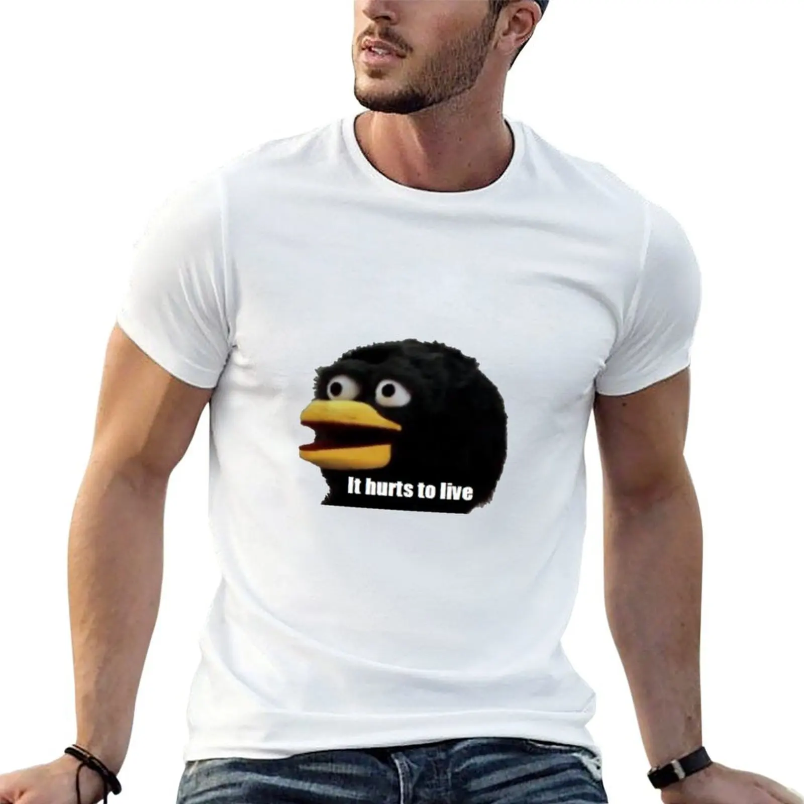 

it hurts to live T-Shirt t shirts designer printed t shirts for man t shirt man casual T-shirt