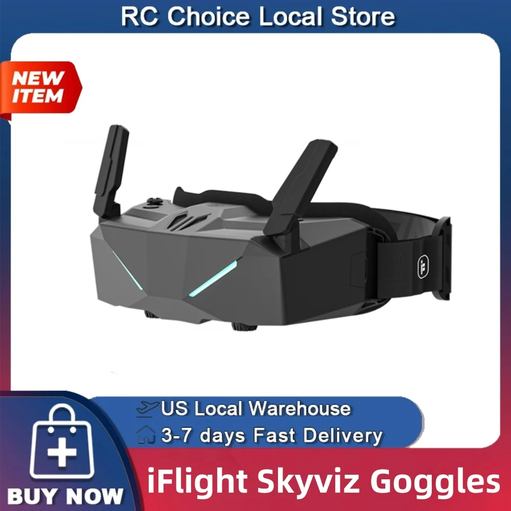 

Очки iFlight Skyviz FPV 1080P HD OLED 5.8ГГц 40 каналов Diversity Global Universal для пилотов гоночных дронов