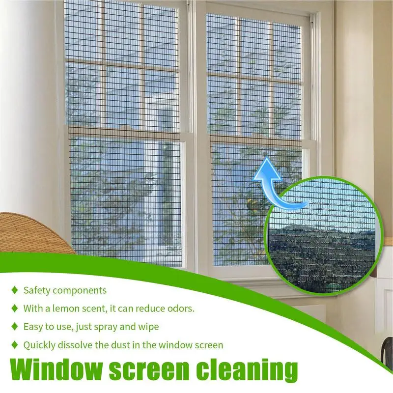 Espray limpiador de ventanas multiusos, eliminador de manchas de grasa de vidrio, suministros de limpieza de espejo de ventana para el hogar y la Oficina