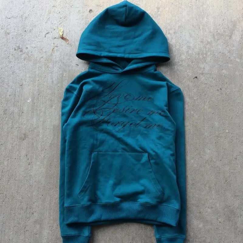 American street commuting dopamina feminino bolso hoodies vintage hip hop casaco simples carta impressão casual manga comprida pulôver