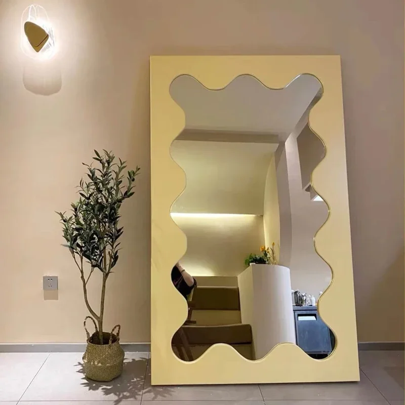 Luxury Metal Frame Accent Wall Mirror Decorative Mirror Home Hotel/Bedroom Floor Makeup Mirror