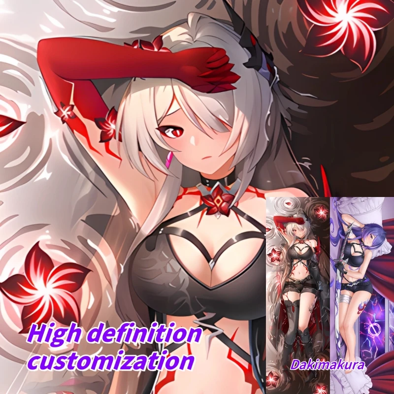 

Dakimakura Anime Pillow Case Honkai: Star Rail Acheron Double-sided Print Of Life-size Body Pillowcase Gifts Can be Customized