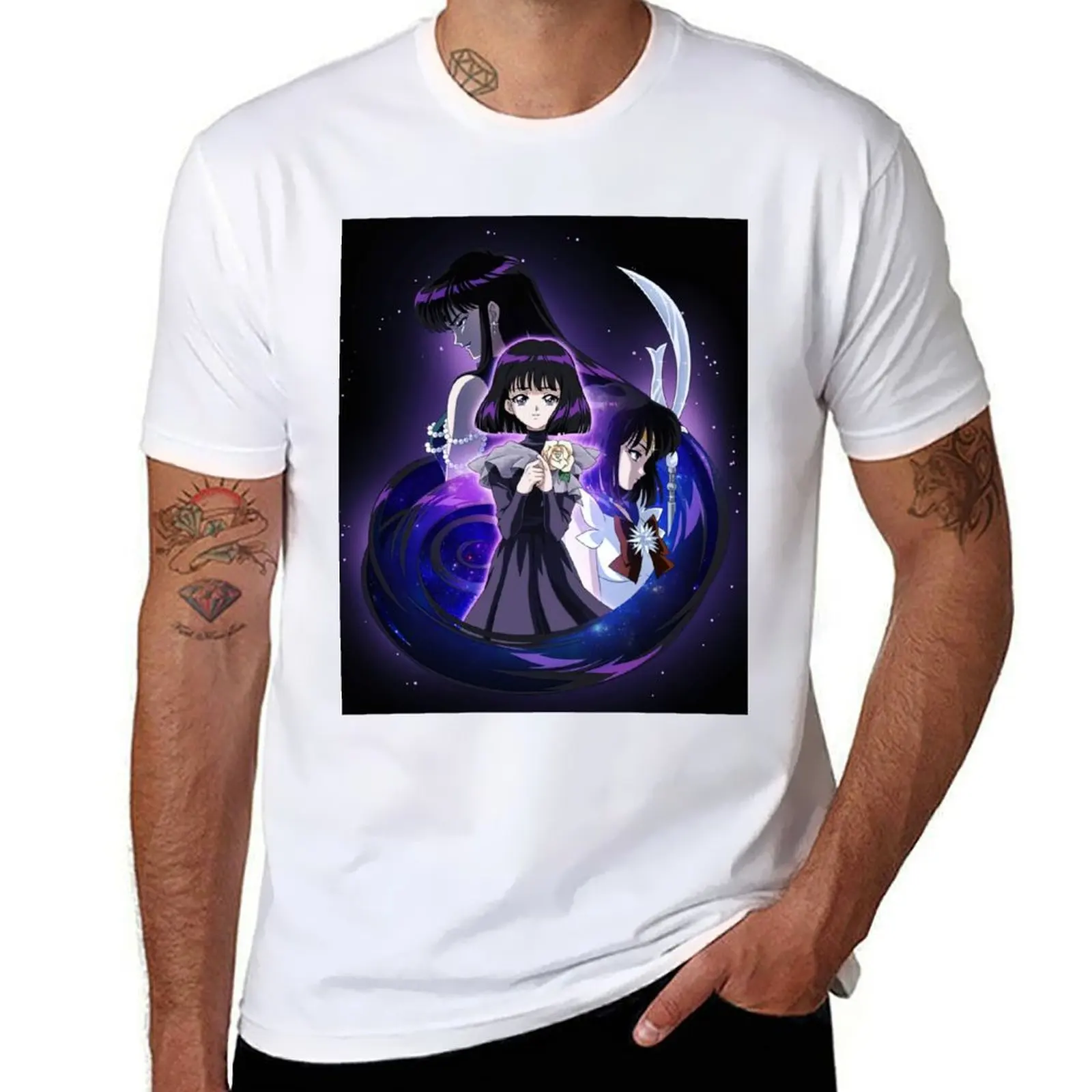 

The 3 Faces of Saturn T-Shirt t shirt for man 100 percent cotton t shirt custom print T-Shirt