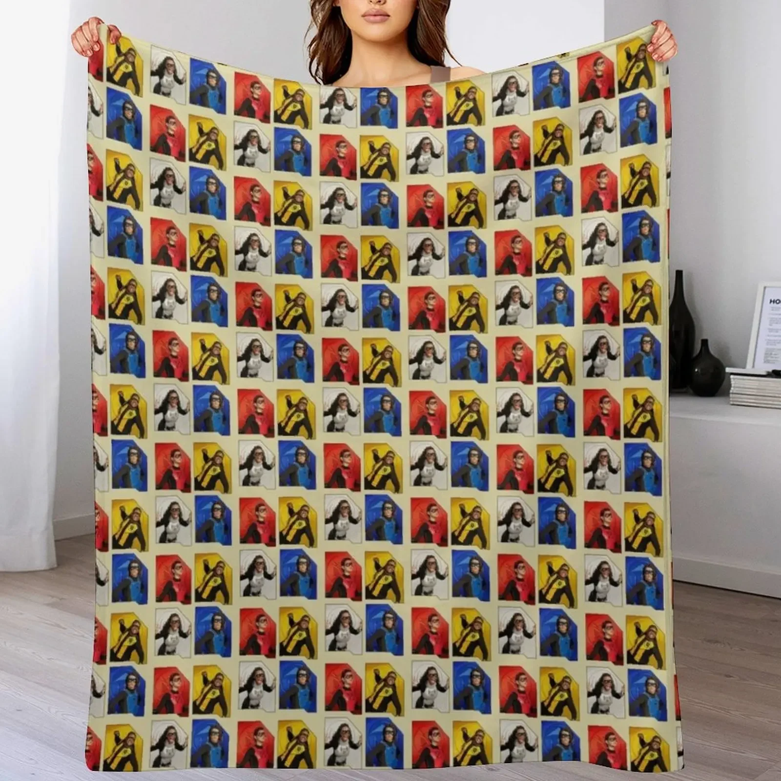 Danger Force Cards Throw Blanket Warm Comfortable Blanket Gift for Parents Friends