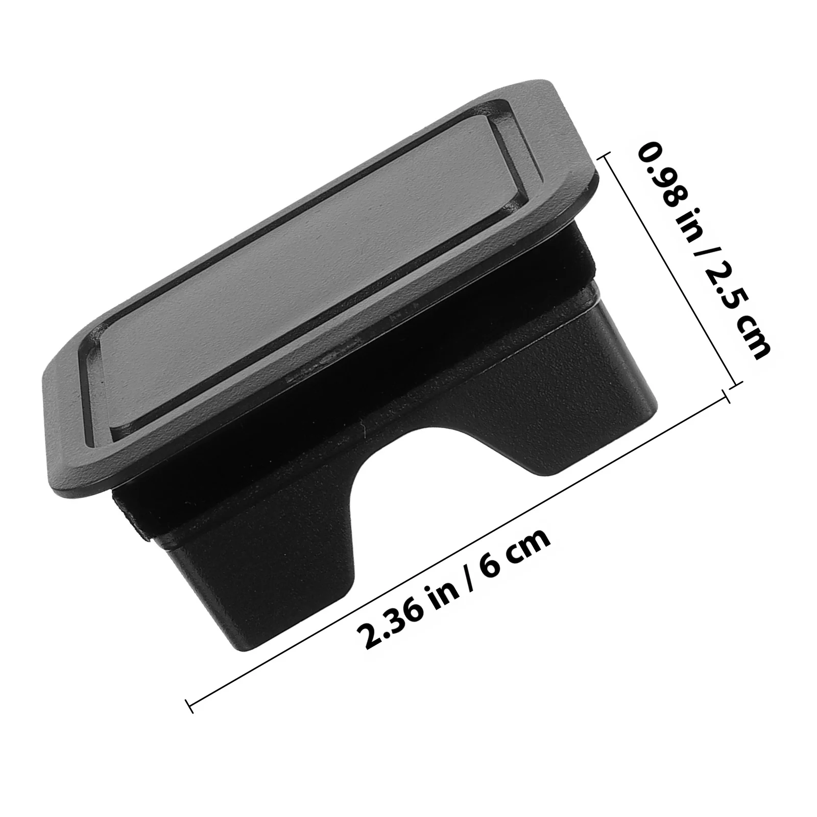 زوج واحد من غطاء الجيب الصغير لسرير الشاحنة، غطاء بلاستيكي قابل للاستبدال لحماية السكك الحديدية الخلفية المتوافقة مع دودج #4