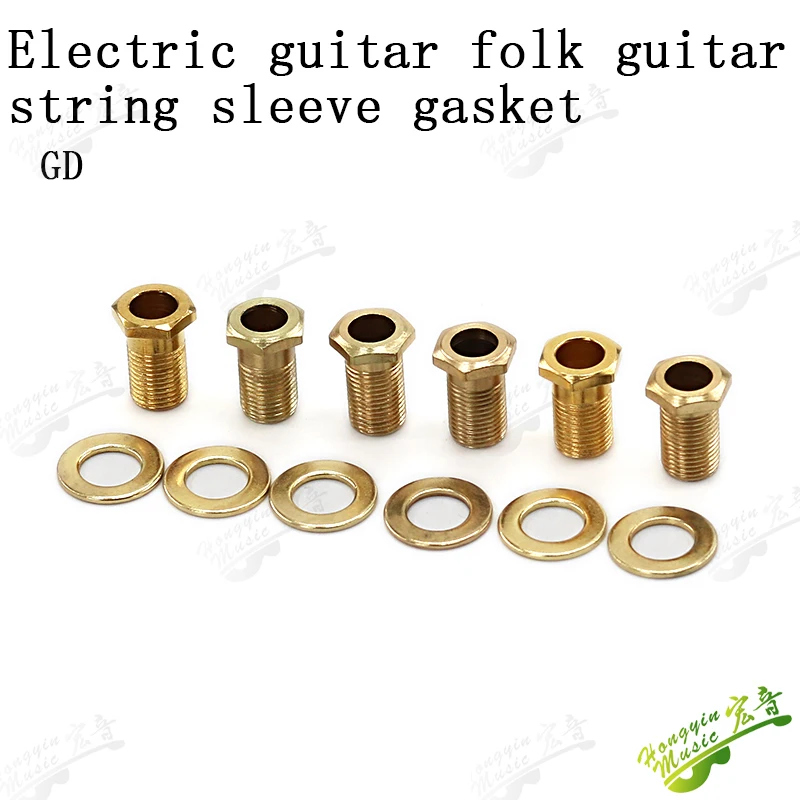 Gitarren-Stimmwirbel-Knopf-Set: Schrauben, Kappen, Hülsen, Griffe, Muttern, Unterlegscheiben, Dichtungen – Ersatzteile und Zubehör zur Reparatur – Detail 2