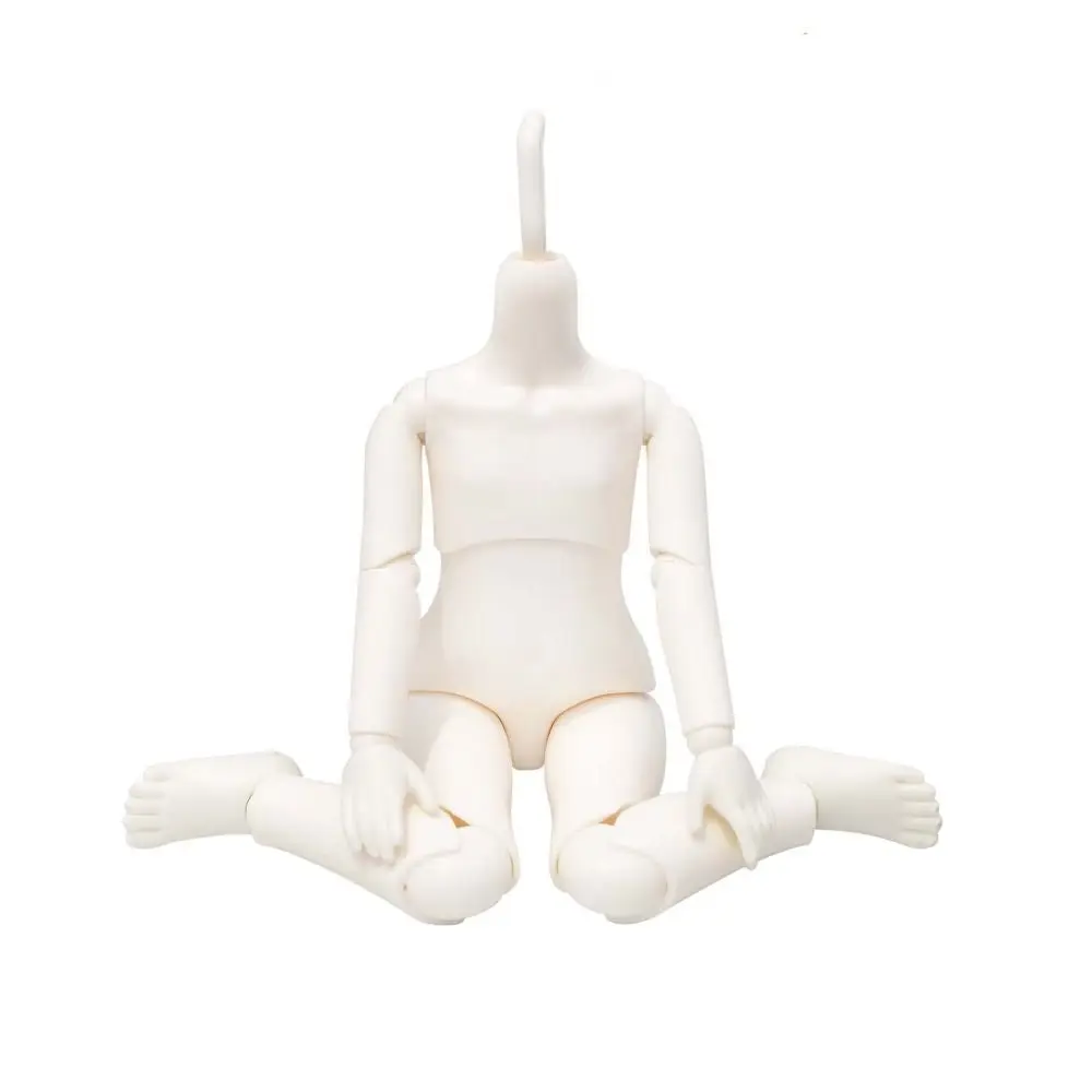 Cute Creative Without Makeup 1/6 Bjd Body White/Pink/Tan Multi Joints Doll's Head 28cm Movable Dolls Body Girls Toy