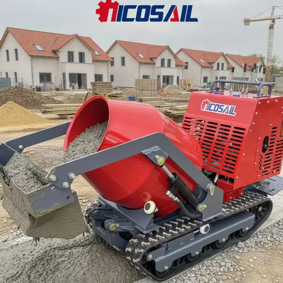 

Custom Self Loading Concrete Mixer Dumper for Road Building Projects CE Euro 5 Compact Equipment System