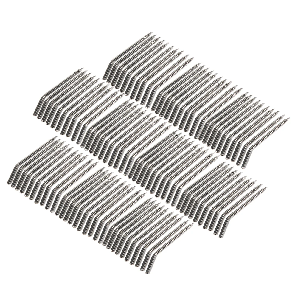 50pcs   Wholesale Price High Quality De ntal Stainless Steel Three Way syr inge Tips