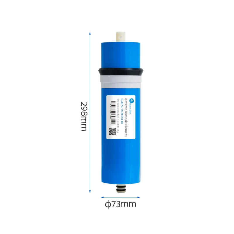 Hahua 3012-400/600/800gpd Hoge Stroom Membraan Shell 0.0001 Micron Filtratie Huishoudelijke Ro Omgekeerde Osmose Membraan