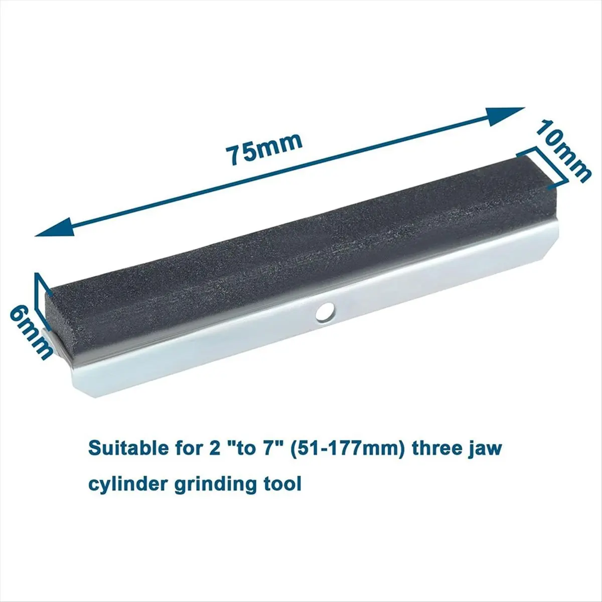 11.11Engine Cylinder Polishing Stone Replacement 3 Jaw Engine Cylinder Polishing Car Engine Cylinder Grinding Brake, 3 Inch