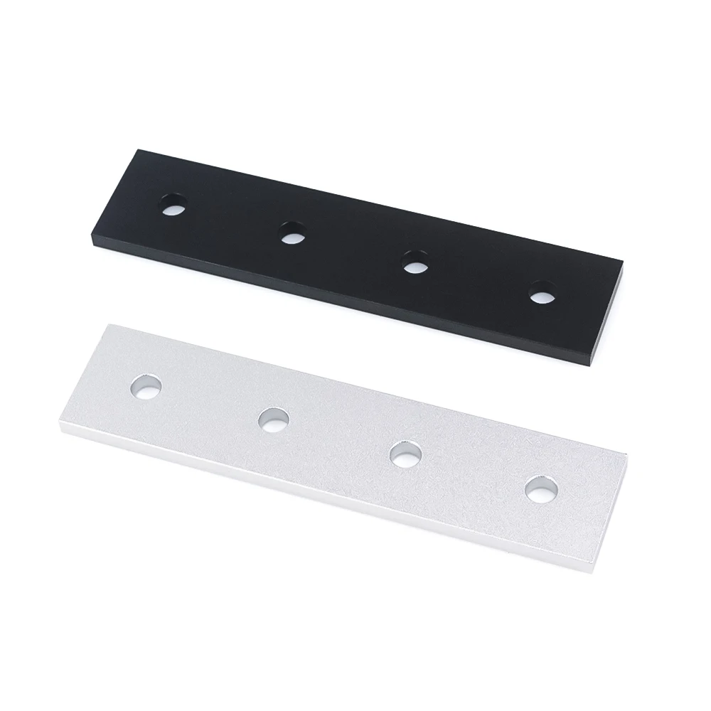 4Pcs 2/3/4 Holes Joining Strip Plate Aluminum Joint Board Connection for 20 Series Aluminum Profiles CNC Router 3D Printer Parts view 4