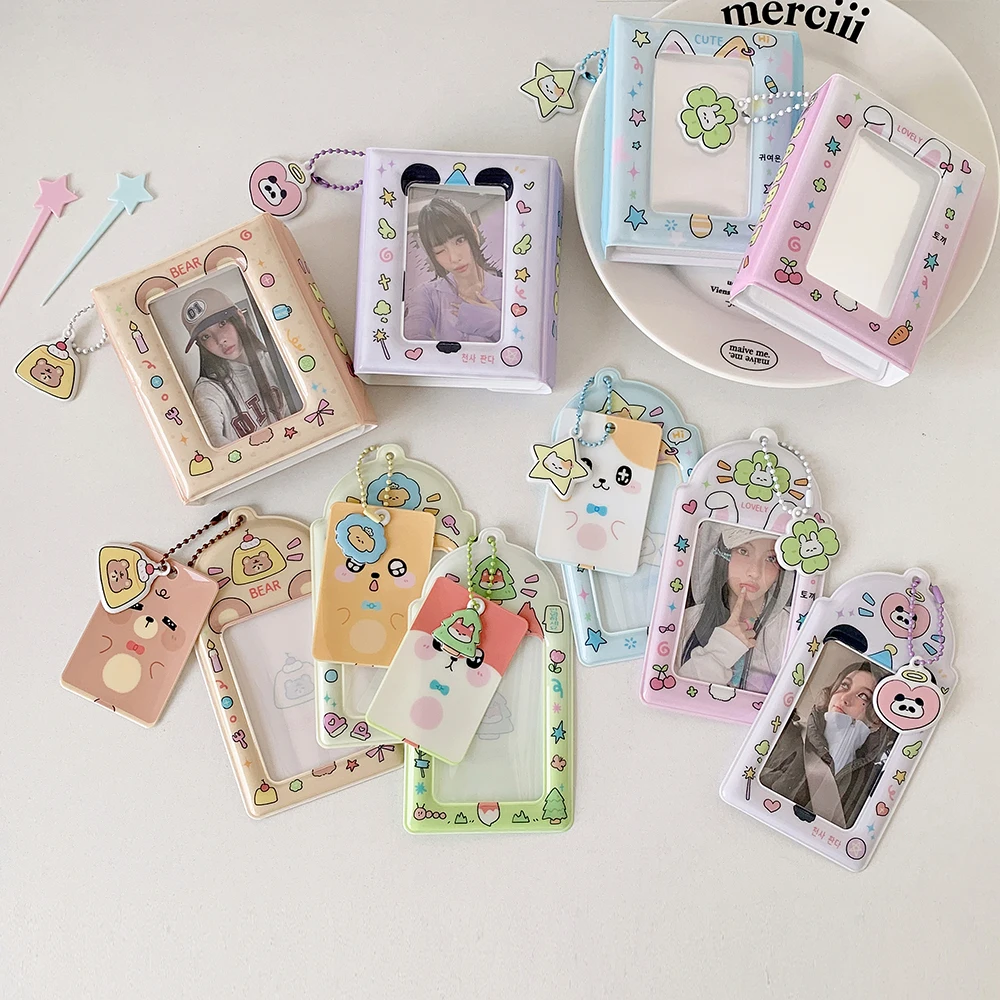 Photocard Holder, Kpop Photocard Holder Keychain, Cute Photo Card Holder Keychain Perfect for Photocards Binder
