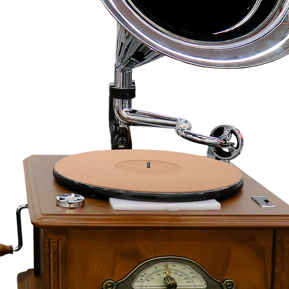 

3 Pcs Cork Vinyl Record Mat Turntable Platter Pad Anti Soft Cushion for Record Player DJ Accessories