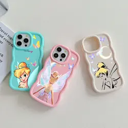 Cute Cartoon Tinkerbell Disneys Phone Case For Xiaomi Redmi Note 8 9 9S 10 10S 11 12 13 Pro Plus 4G 5G Candy Soft TPU Back Cover