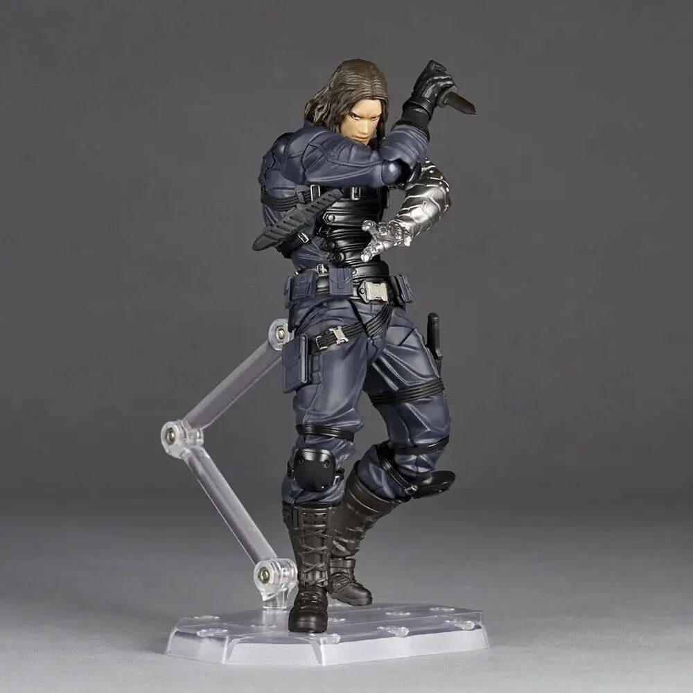 Kaiyodo Revolving Technology Marvel Yamaguchi Style Winter Soldier Winter Soldier Action Figure Collection Toys Gifts