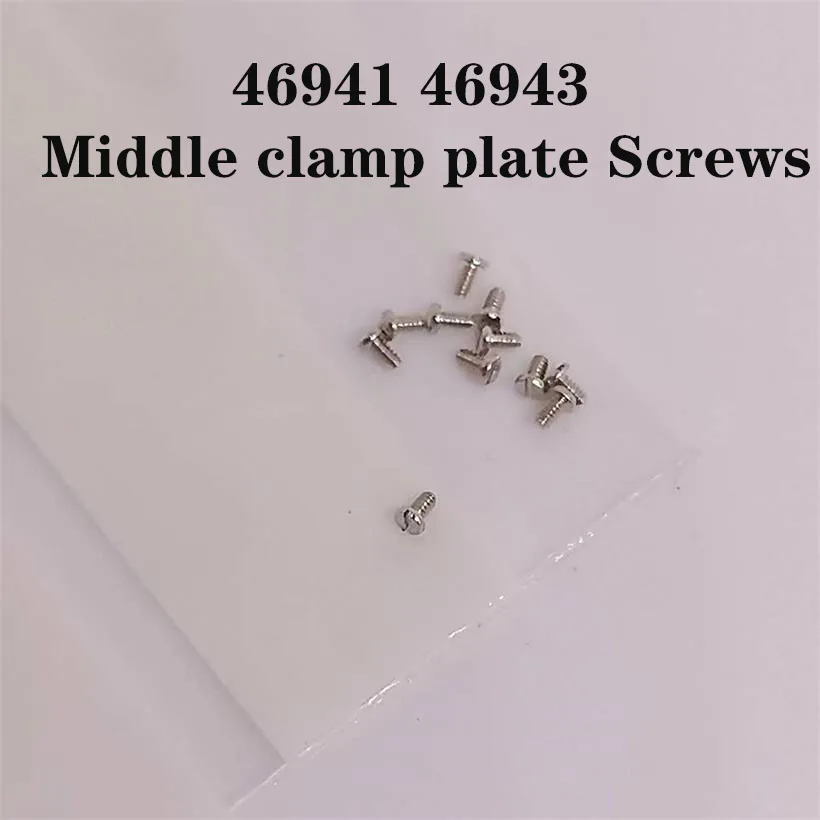 Accessori per orologi adatti per 46941 46943 movimenti meccanici parti allentate parti di riparazione dell'orologio viti con piastra a morsetto centrale