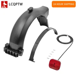 Rear Fender and Taillight Set for Ninebot F30D F40D E-Scooter Electric Scooter Rear Mudguard Brake Safty Lamp Accessories