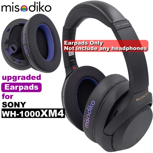 Misodiko-almohadillas de repuesto mejoradas para auriculares Sony WH-1000XM4