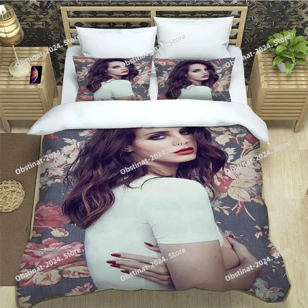 

3D Lana Del Rey Printed Bedding Sets Exquisite Bed Supplies Set Duvet Cover Bed Comforter Set Bedding Set Luxury Birthday Gift