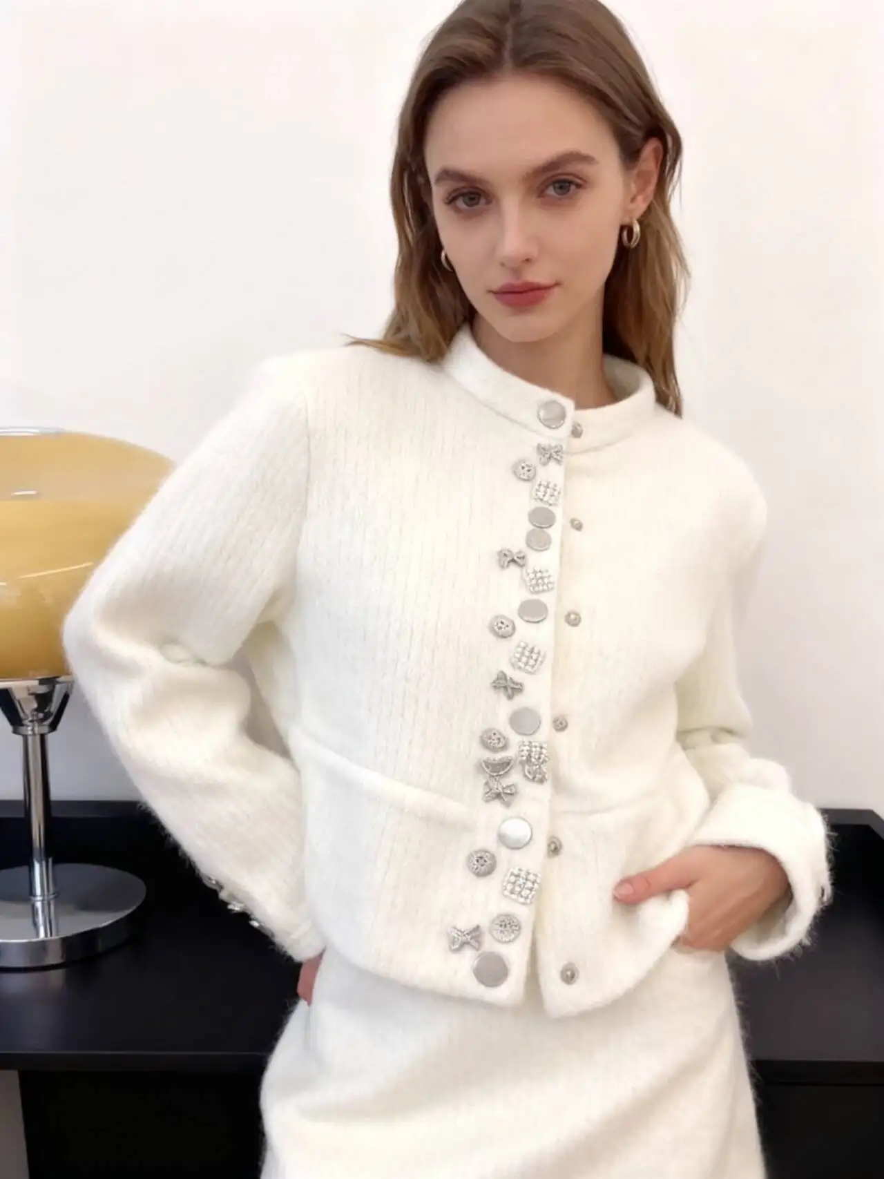 

Свитеры, джемперы, кардиганы: женский кардиган из тонкой фактурной пряжи с омбре, свободный крой, для выходных, в стиле OL, Y2K, модный, градиентный, сексуальный