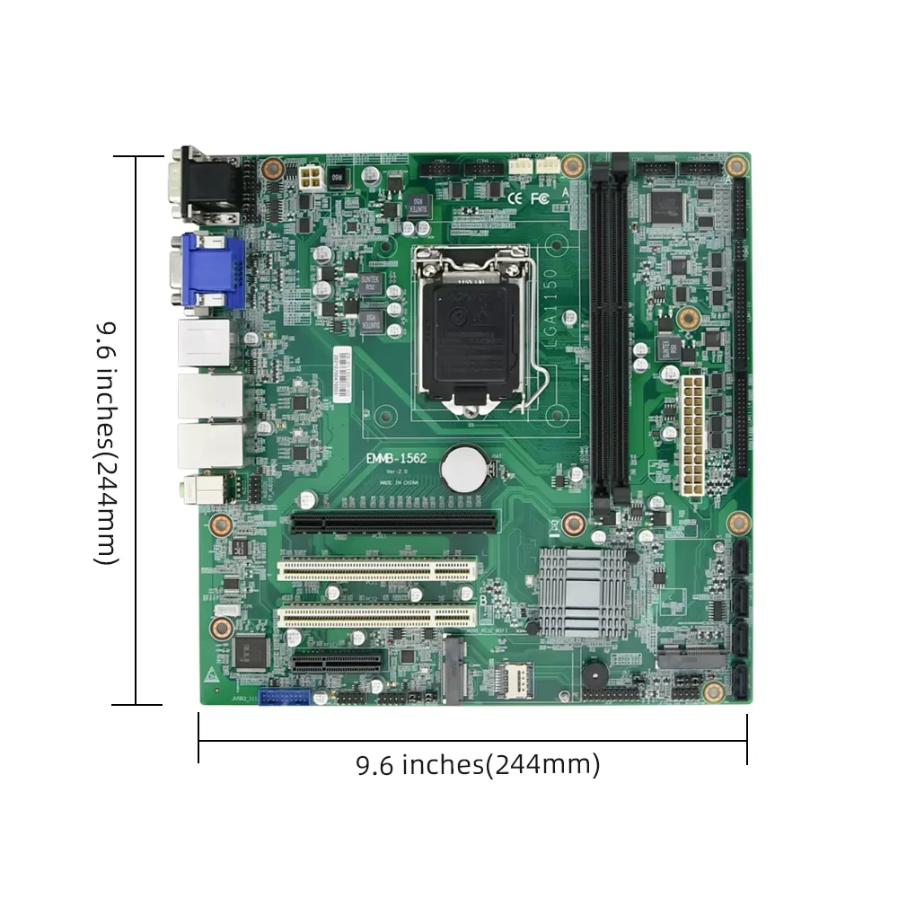 اللوحة الأم Eip MATX EMMB-1562 CPU LGA 1150 2LAN DDR3 تدعم ذاكرة 16 جيجابايت خادم الكمبيوتر اللوحة الأم الصغيرة 5.0 #6