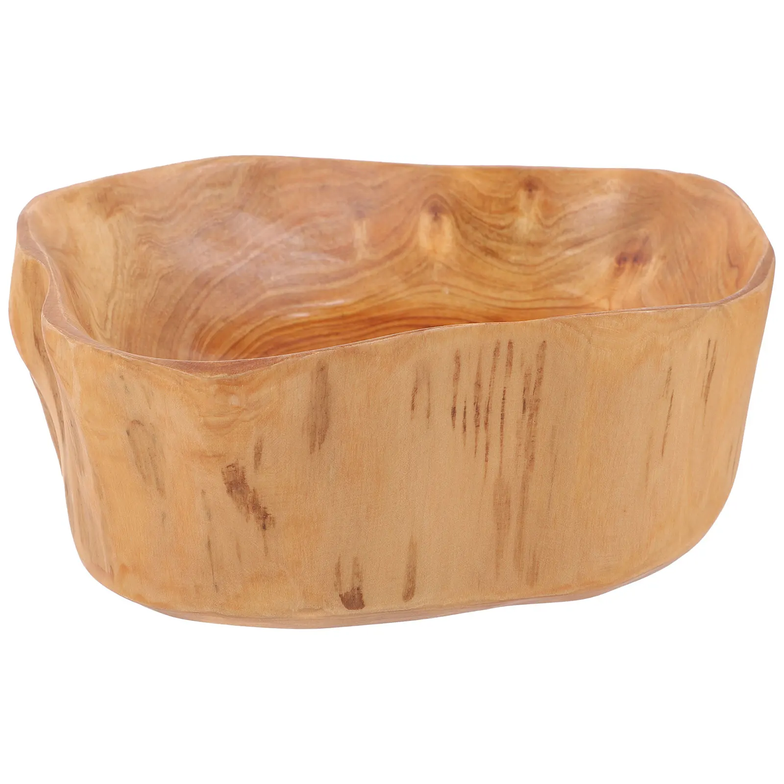 Serving Platter Solid Wood Multi-grid Fruit Plate Tray Wooden Bowls Board Farmhouse Dish