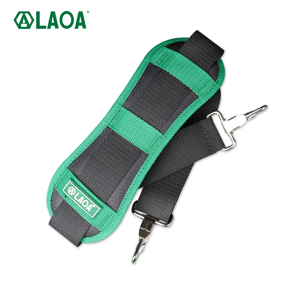 LAOA Green Black Tool Kit Accessory Shoulder Strap  Sturdy And Durable 13/14/18 Inches 1680D Oxford Fabric Is