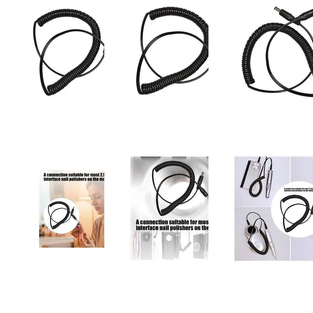 193A Retractable Drill Spring Cable for Nail Drills Compact Design Easy to Carry