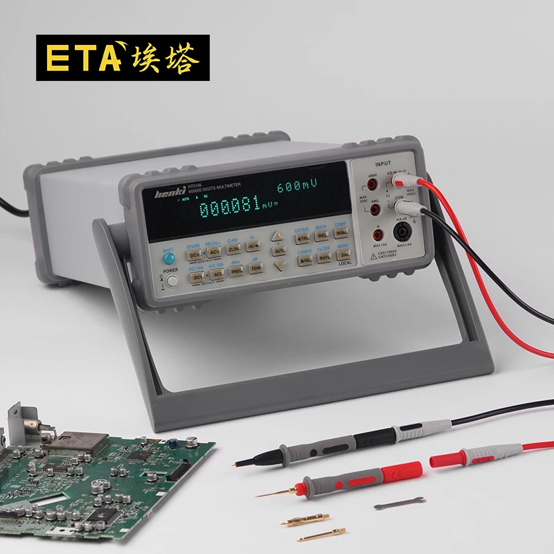 ETA Eta 4407 Multimeter Test Rod Safety Overcurrent Prevention Socket 1000V 10A Test Probe