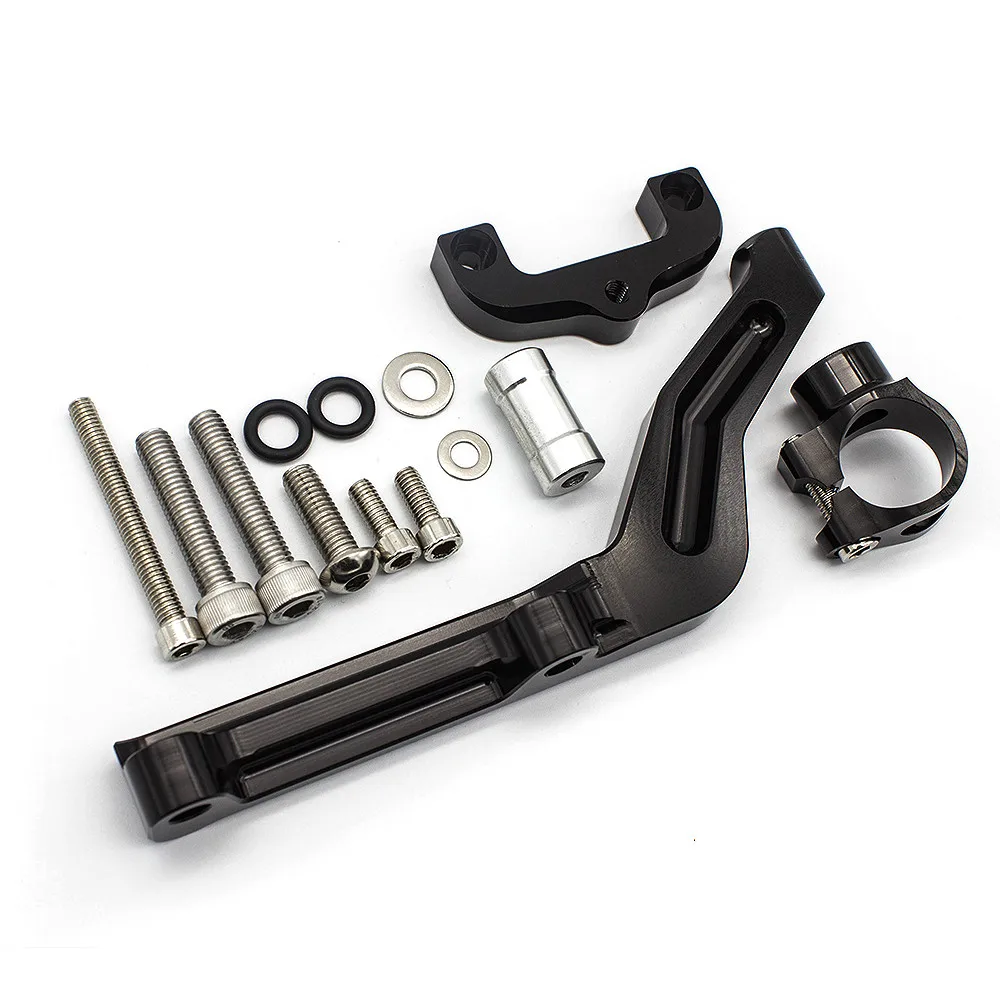 Steering Damper Stabilizer Bracket Mounting kit for Kawasaki Z650 Z 650 2017 2018 2019 2020 2021 2022 2023 2024