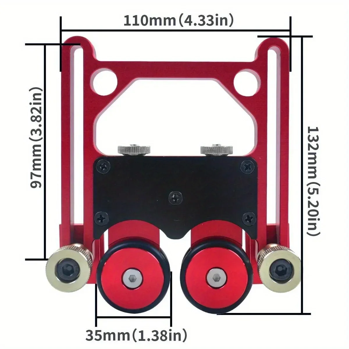 Adjustable Stock Guides - Roller Guides Feather Loc Board Multi-purpose Clear-Cut Anti Rebound Safety Pushing Auxiliary Tool