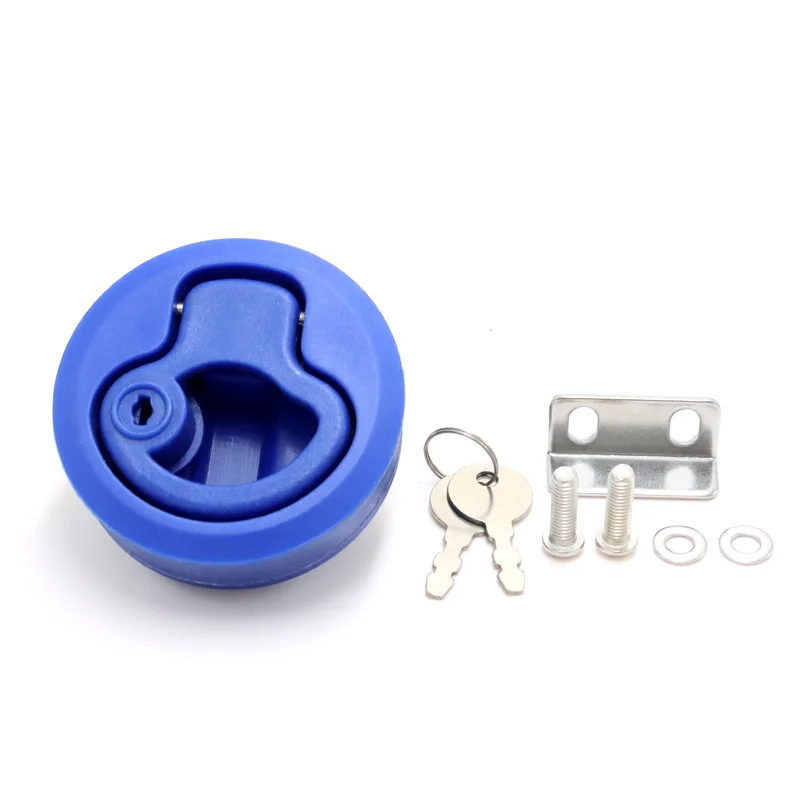 Small Flush Pull Ring Lock Key New Plastic Marine Latch Buried Handle Flush Pull Latches for Door Product Steering Wheel Locks