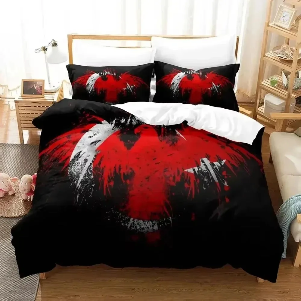 Fashion 3d Print Turkey Flag Bedding Set Duvet Cover Bed Set Quilt Cover Pillowcase Comforter king Queen Size Boys Adult Bedding