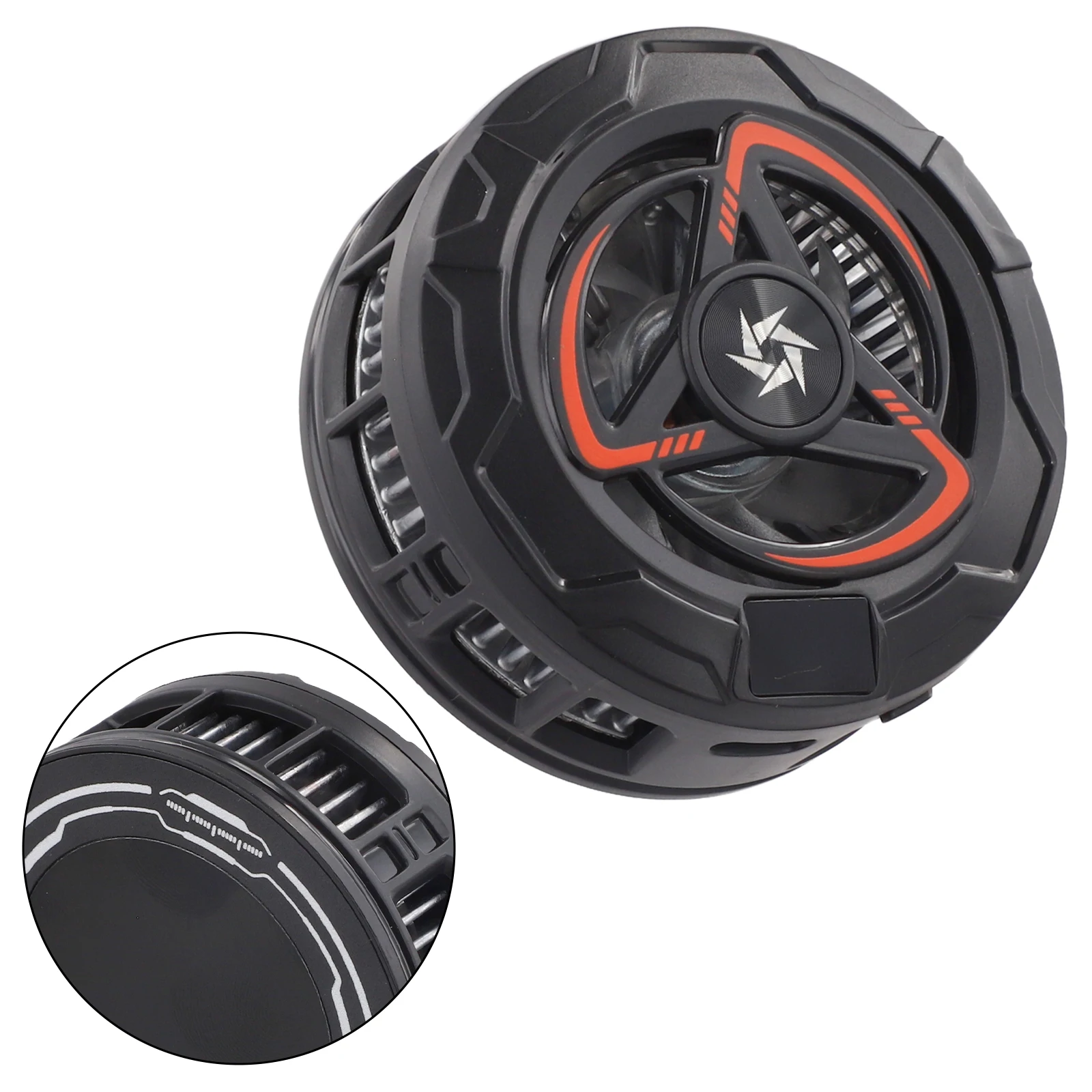 Rechargeable Phone Cooler with Clip and Digital Display Featuring Closed Water Circuit System for Effective Cooling