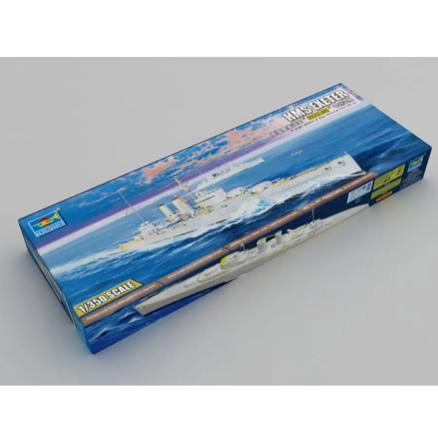 05350 Trumpeter  1/350 Scale HMS Exeter Heavy Cruiser Military Assembly Model Kit