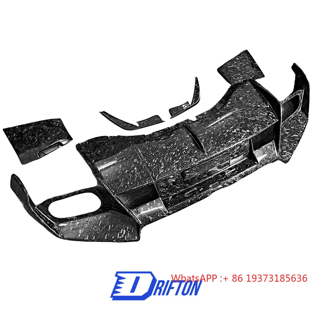 MSY Style Rear Diffuser for Lamborghini Huracan LP610-4 Forged Carbon Fiber Body Kit