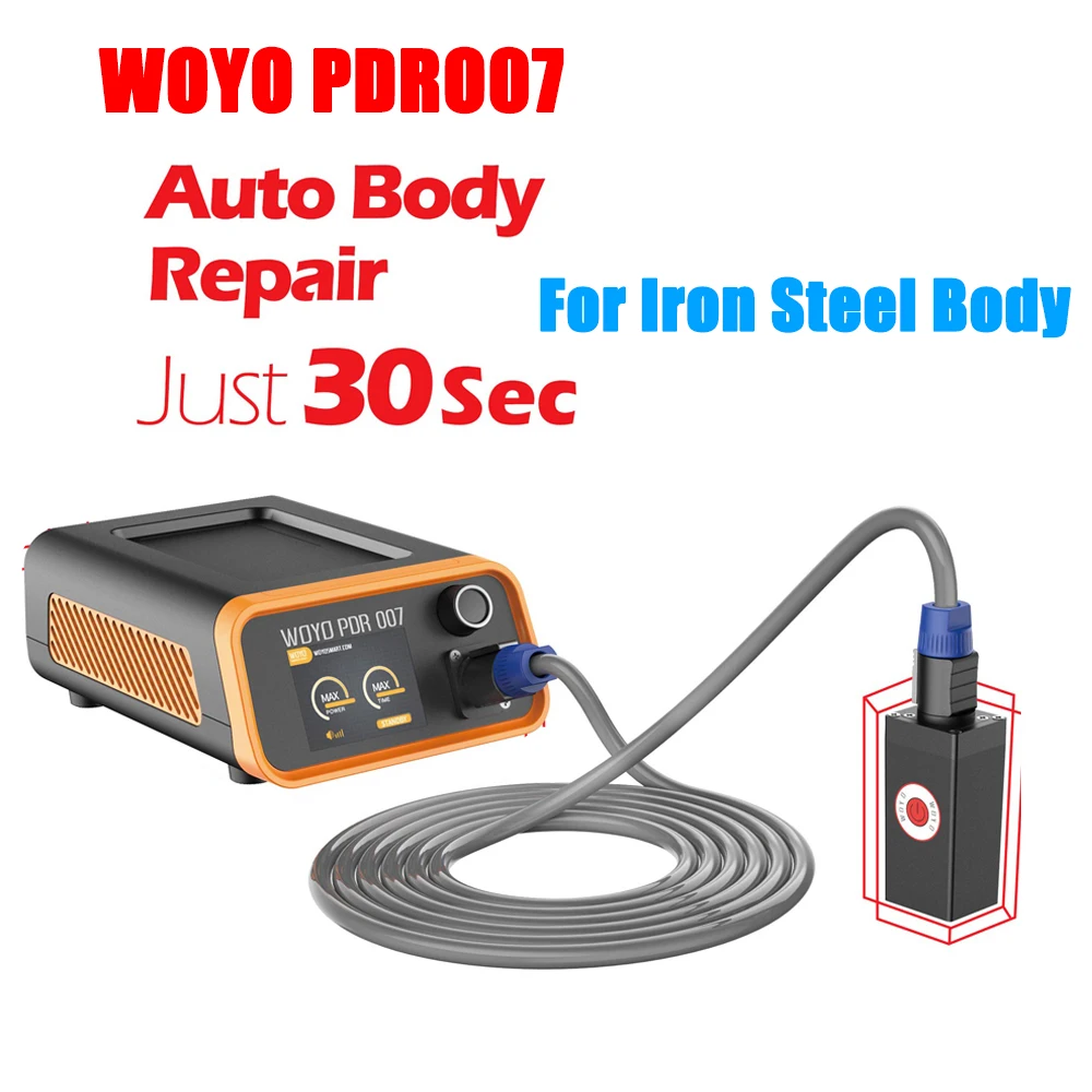 WOYO PDR007 Car Dent Repair Tool Sheet Metal Repair Kit Auto Body Paintless Dent Puller HOTBOX Induction Heater Remove Dings