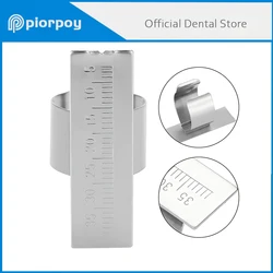 PIORPOY 1Pcs Endodontic Dental Ring Ruler Root Canal Measuring Tool Gauge Instrument Endo Measure Scale for Endodontic Dentist