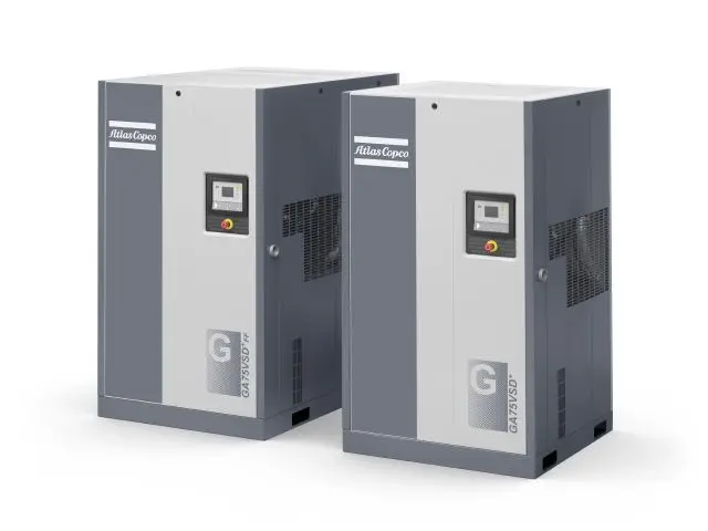 Rotary Screw Air Compressor Atlas Copco 11kw/18.5kw/22kw/30kw/37kw/45kw/55kw PM VSD
