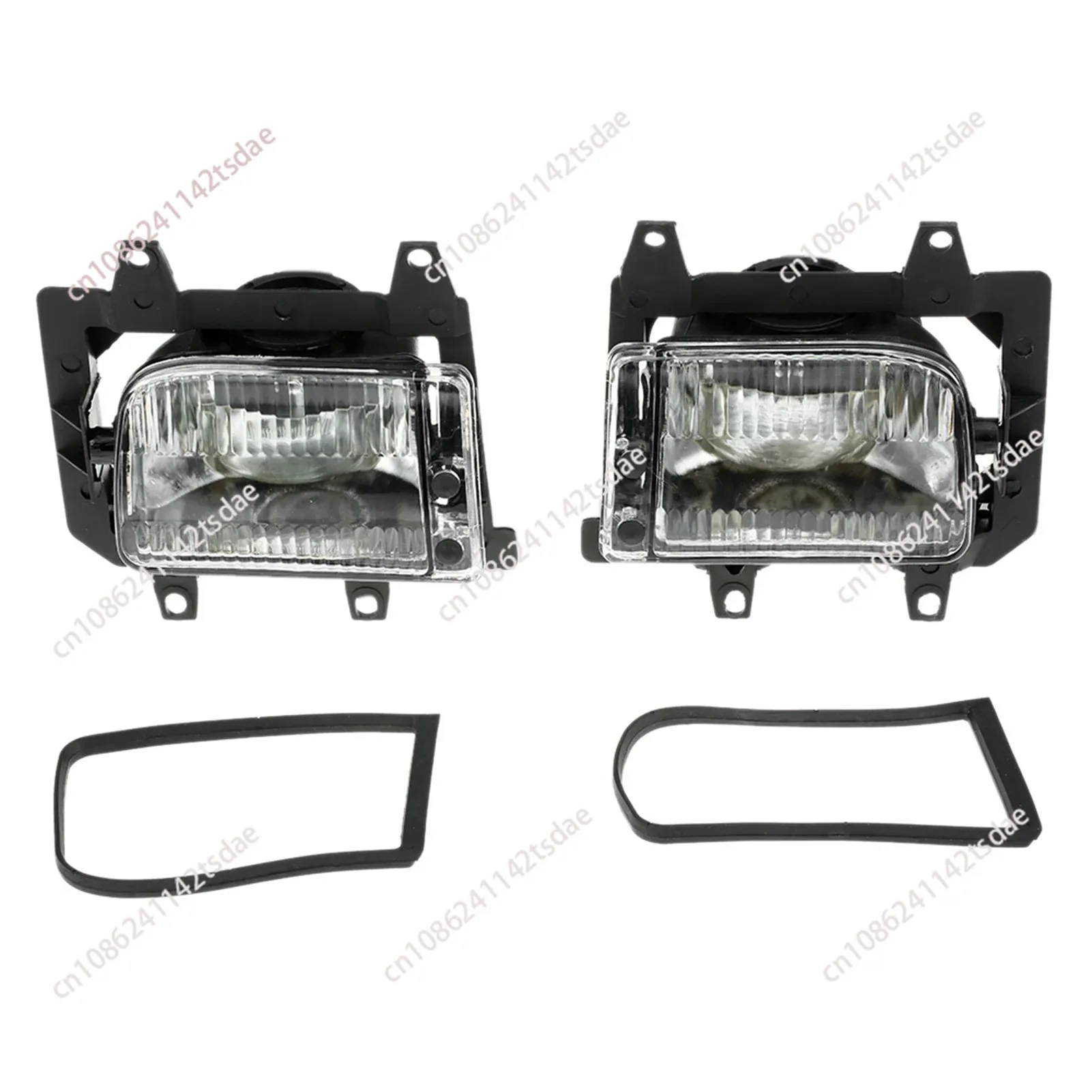 2pcs Left & Right Front Fog Light Transparent Plastic Lens Kit  suitable for BMW E30 3-Series 1985-1993