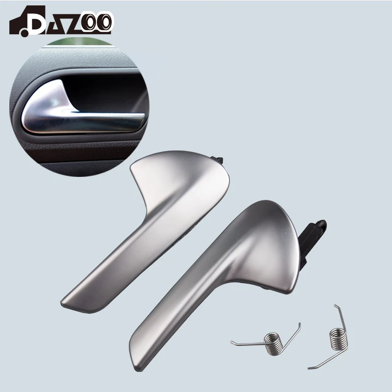 Car Front Left Right Chrome Interior Door Handle Inside Inner Door-Pull Handles For VW Golf MK5 Jetta MK5