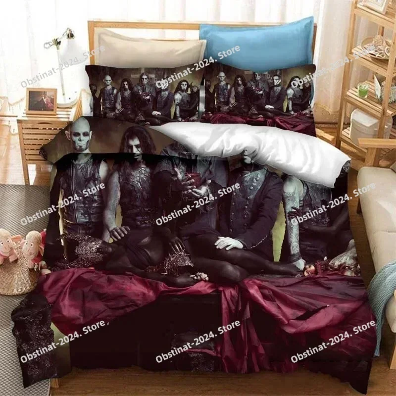

Top Print Powerwolf Bedding Set Printed single Comforter Quilt Bed Cover Duvet Cover Pillow Case 3 Pieces Sets Kids Adult Size