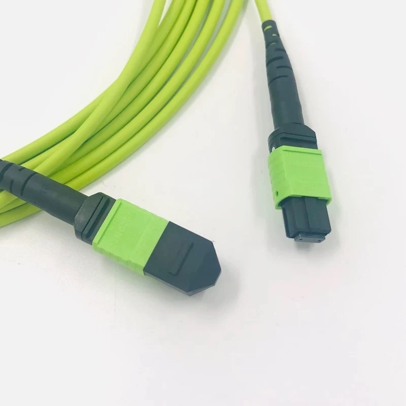 Cavo patch in fibra ottica MPO OM5 Tipo A 8 core femmina maschio MTP ponticello ottico Patch Piombo 1m 3m 5m 10m 15m20m multimodale MPO-MPO 8C