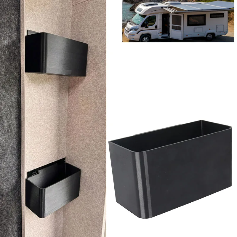 

1Pc RV Storage Track System Storage Box Multifunctional Van Storage Holder For Camper Van Motorhome Camping Organizer