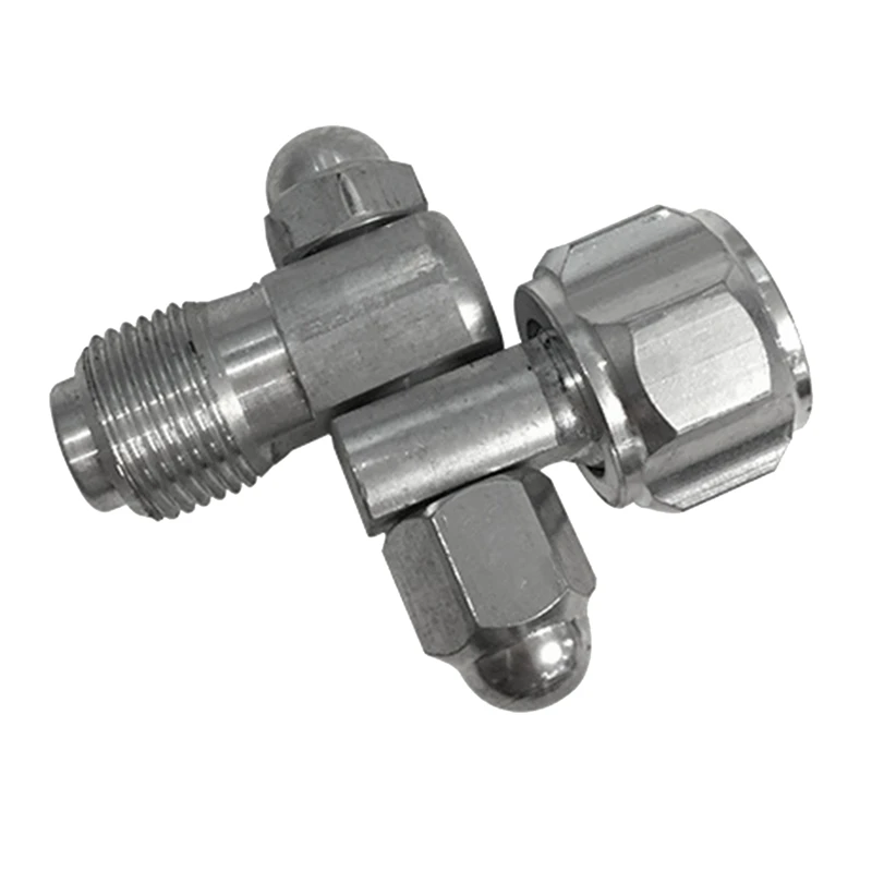 ABUL-Multi-Angle Rotation Swivel Joint Adapter Clean Shot Shut Off For Airless Paint Spray Swivel Joint 2Pc