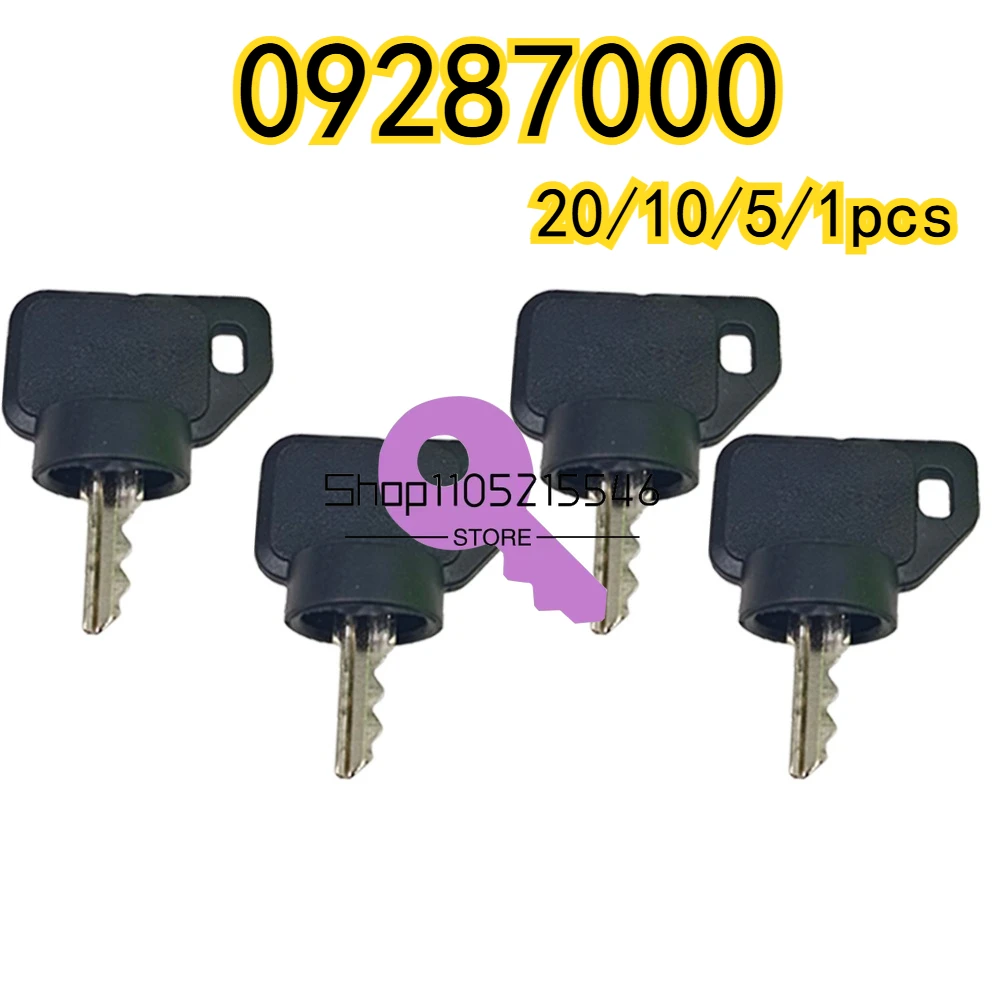 

Высокое качество, 20/10/5/1 шт., ключи зажигания, подходят для Ariens Gravely 09287000 04331700, детали двигателя экскаватора с карабином