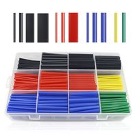 560 Pcs Heat Shrink Tubing Kit Marine Grade Heat Shrink Wrap 2:1 Ratio Adhesive Lined Industrial Shrink Tube 12 Sizes