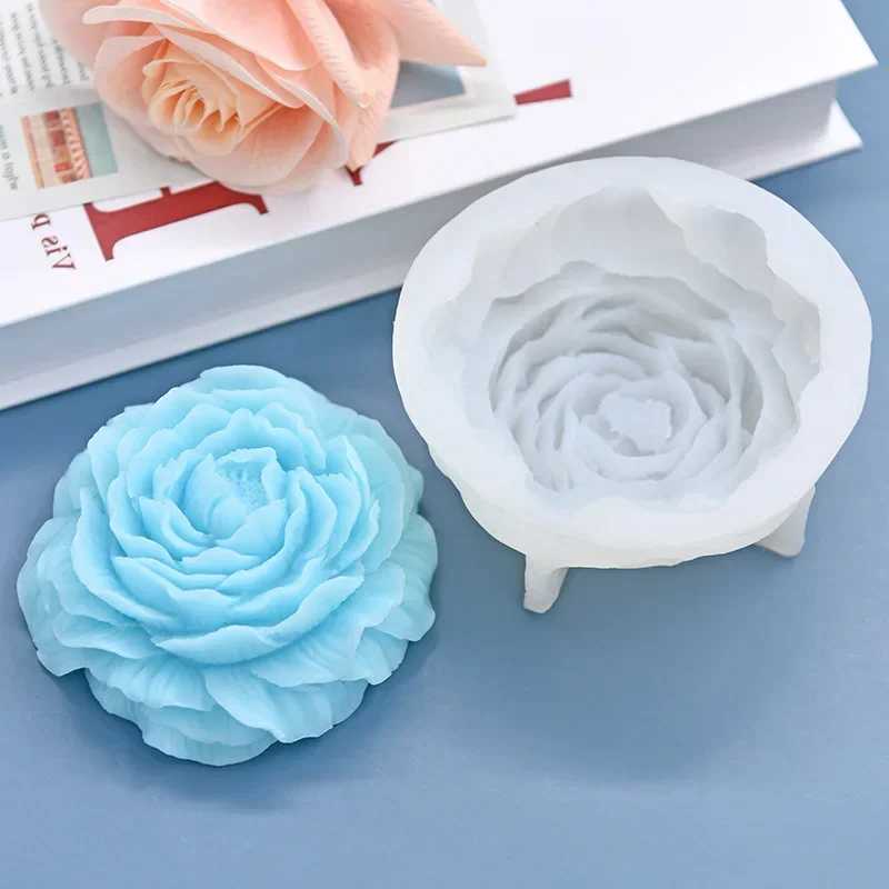 Large Peony Flower Silicone Mould Baking DIY Cake Molds